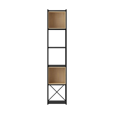 Irina 179cm H x 36cm W Metal Bookcase