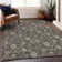 Premium Machine Washable Prisco Chocolate Rug