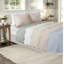 Ensemble de literie réversible en microfibre pour grand lit double