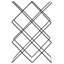9 Bottle Open Shelving Wine Bottle Rack Black