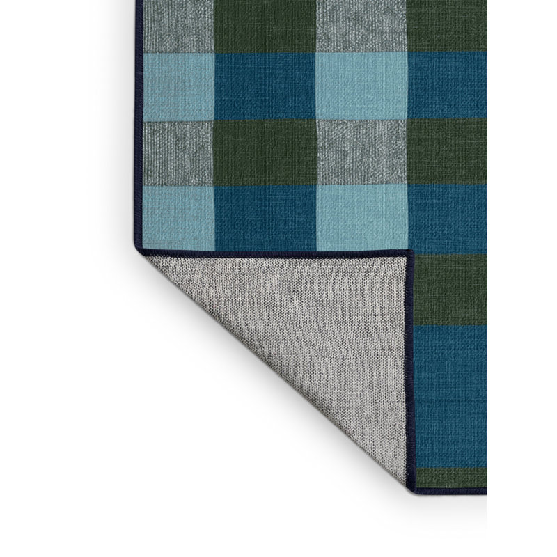 Tapis botanique lavable à la machine, Rond 5 pi