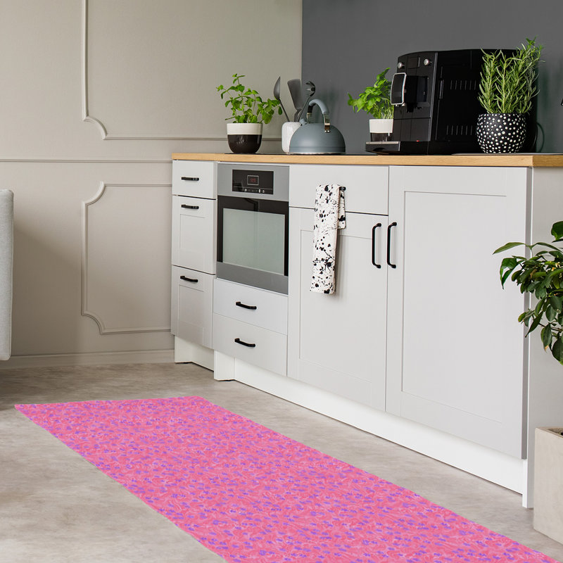 Chenille Floral Indoor Rug, Runner 2'6" x 8'