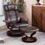 Fauteuil de bureau inclinable en cuir Odey-373757755