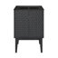 Meuble-lavabo autoportant 24 po Bosse en chêne noir avec comptoir noir Bosse-105940852-121676151-105940854