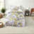 Modern Yellow Leaf Bedding Sets, Polyester Comforter With Multifunctional Sheets