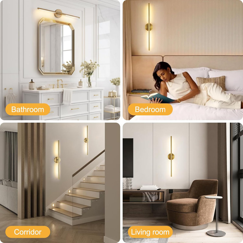 Wireless Battery Powered Wall Lamp