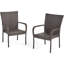 Chaises de patio, brun (3 pièces)-73699211