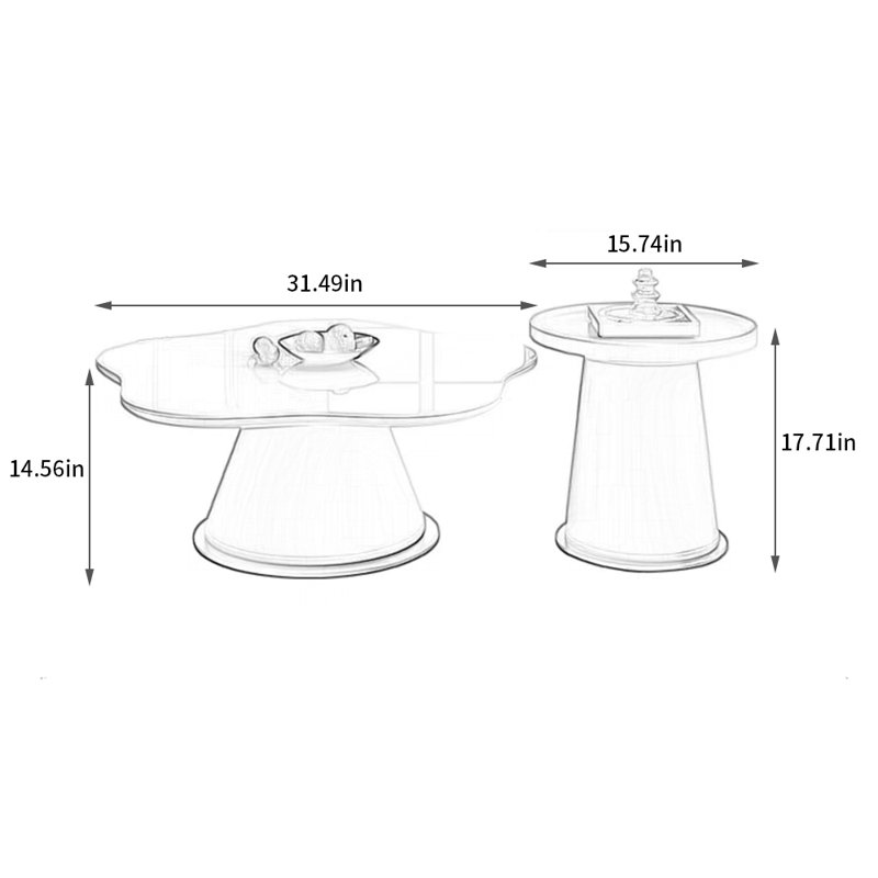 Table basse Petal