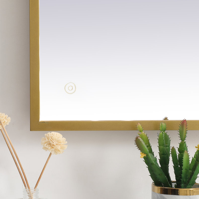 Miroir Piche, Laiton, 27 po x 40 po