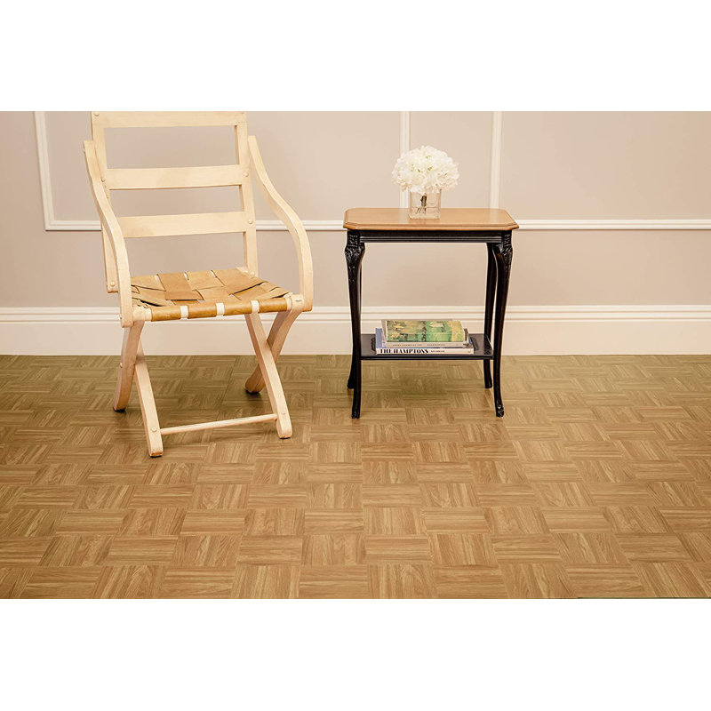 Parquet Self Adhesive 12" x 12" x 1.2mm Oak Vinyl Tile