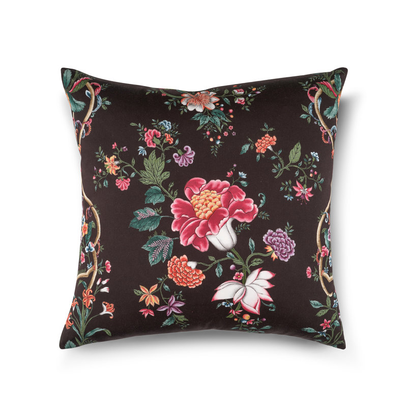 The MET x The House of Scalamandre Camellia Trellis Pillow
