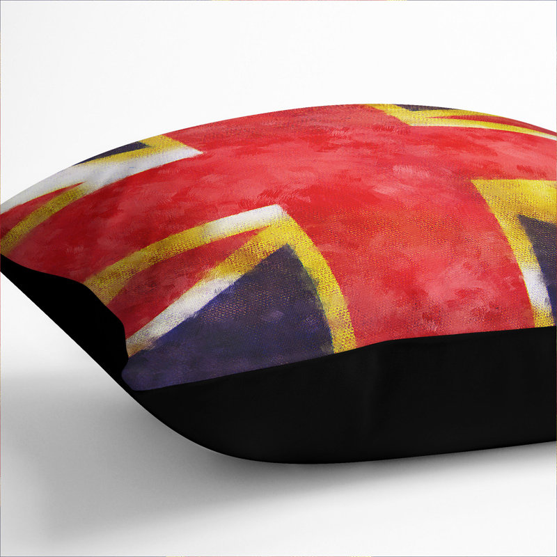 Square Cushion, 40cm H x 40cm W x 15cm D, Black