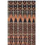 Tapis en laine / coton noué à la main Alimatou-214201060