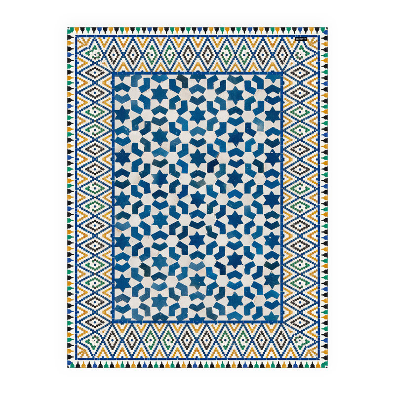 Bynoe Non-Slip Geometric Indoor Doormat, Rectangular 65 x 85cm