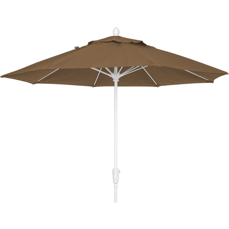 Parasol de marché 7,5 pi Prestige, Blanc, Cacao