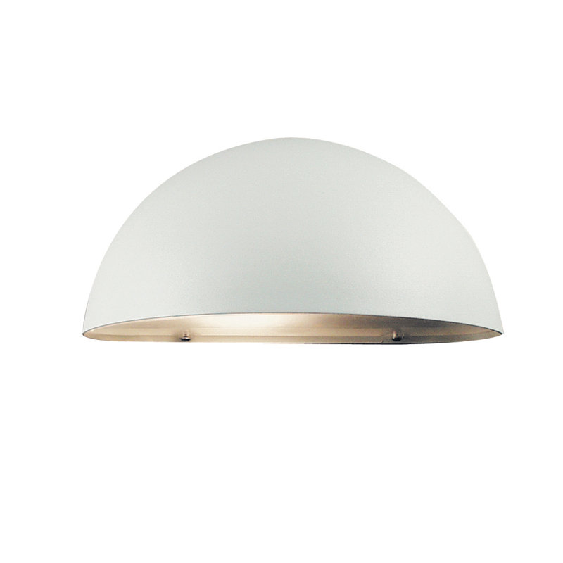 Wall light "Bucz", Stahlblech feuerverzinkt weiß