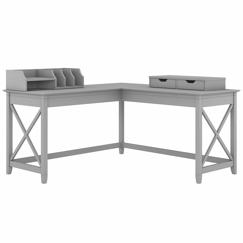 Bureau en L Huckins, Gris Cape Cod