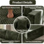 Chaise longue modulaire, rouleau de compression, aucun assemblage requis, flanelle revêtue de ressorts ensachés pour le salon, vert-547281475-547281478