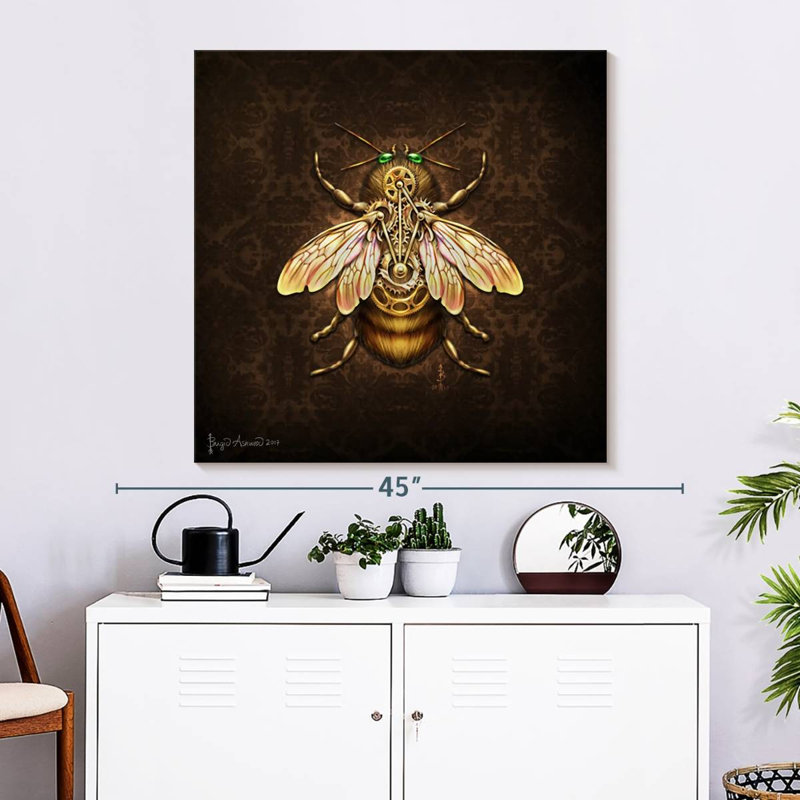 Brampt Steampunk Bee, 33" H x 33" W