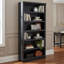 Bibliothèque de 75,2 po de hauteur, bibliothèque à 6 niveaux avec tablettes réglables, bibliothèque de rangement autoportante, bibliothèque ouverte en bois pour le salon, le bureau à domicile et la chambre à coucher-1189126898