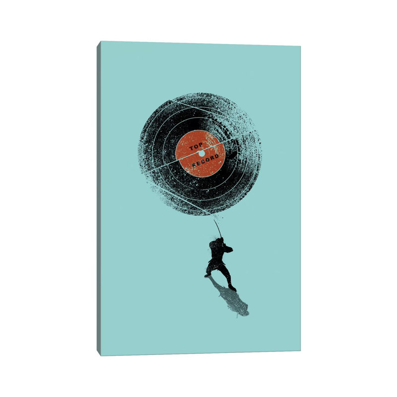 Record Breaker 1 Piece Wall Art on Canvas, 45.72cm H x 30.48cm W x 1.91cm D, Wrapped Canvas