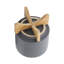 POT DE PLANTES AVEC SUPPORT EN BOIS, pots à fleurs uniques-172313033
