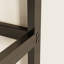 Tablette de rangement industrielle en métal avec tablettes en bois de cèdre massif, support de rangement autoportant à plusieurs niveaux pour le bureau de la chambre à coucher-1039040038