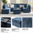 Woodring 8-Piece Upholstered Sectional-1100991670