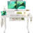48'' W Tempered Glass Standing Desk with LED  & USB Ports-331682499