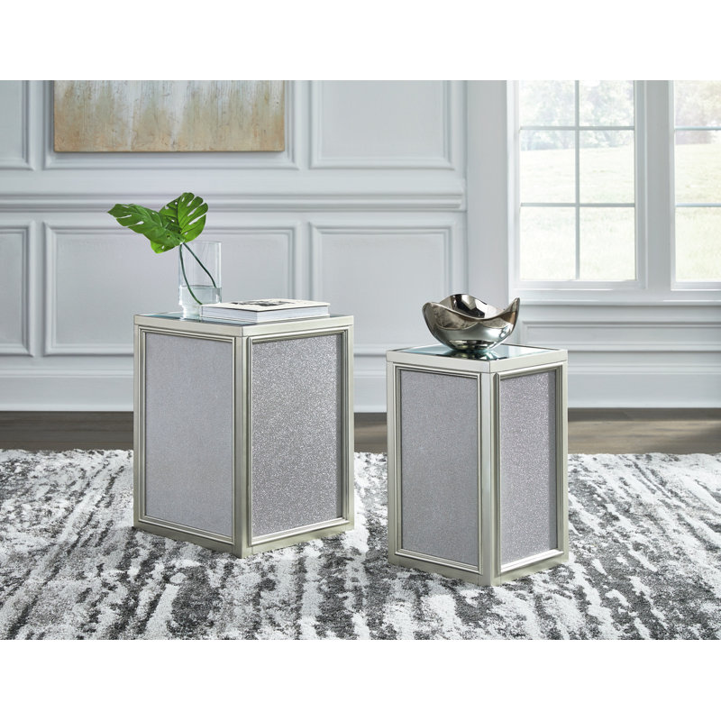 Ensemble de tables basses 2 pièces Loycie