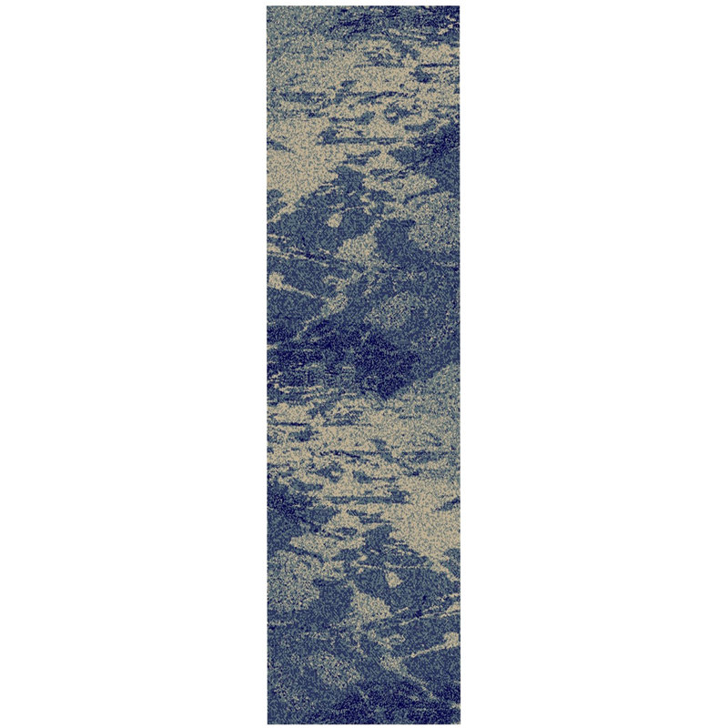 Noorjhan Abstract Indoor Rug, Rectangle 2'3" x 7'7"