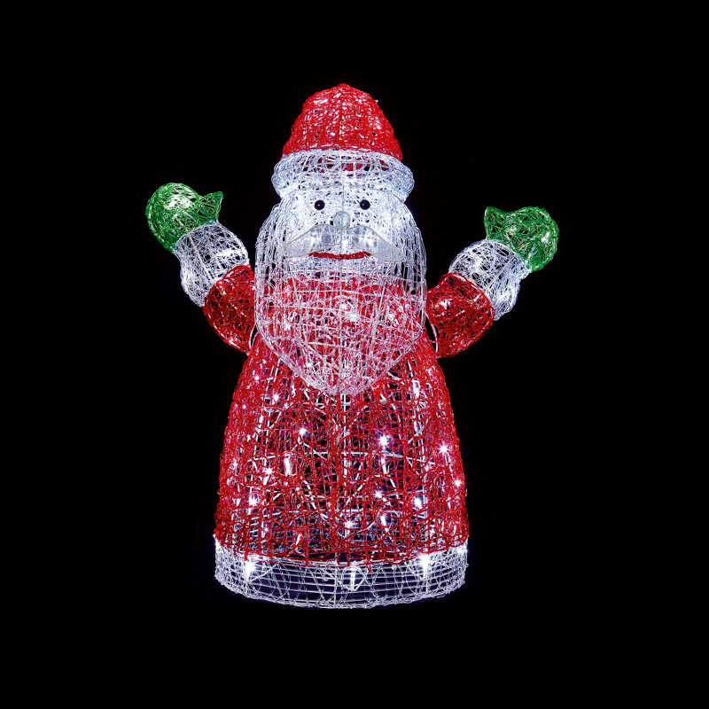 Soft Acrylic LED Santa Figure