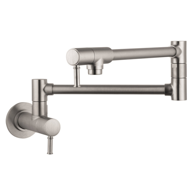 Talis C Pot Filler with Accessories, Steel Optik