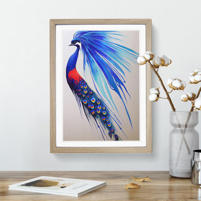 XV1022-3900X Sensational Peacock - Single Picture Frame Print