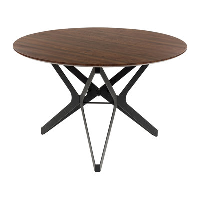 Sarber Round Metal Base Dining Table