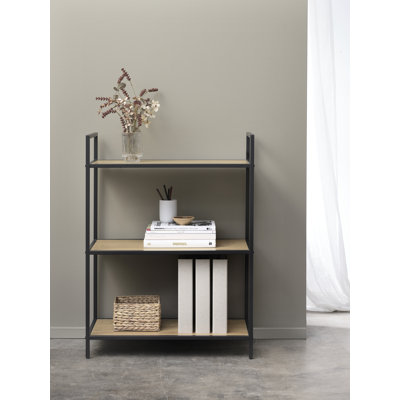 Tashanika 88cm H x 70cm W Steel Standard Bookcase