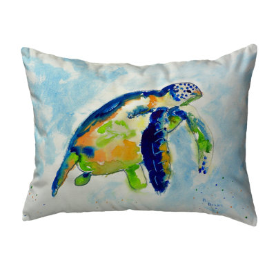 Coussin décoratif d'extérieur Sea Turtle