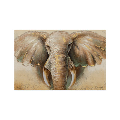 Quiet Giant Hand -Painted Acrylic Painting