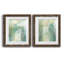 Morning Egret I - ensemble de 2 reproductions d'art-761851710-761851709