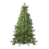 6.5' Pre-Lit Medium Pine Artificial Christmas Tree - Clear Dura-Lit Lights