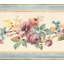 Bordure de papier peint L 15 pi x l 3,5 po Flowers Leaves-95018403