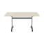Buariki Rectangle Flip Top Modular Training Table with Casters-49340754-49340755