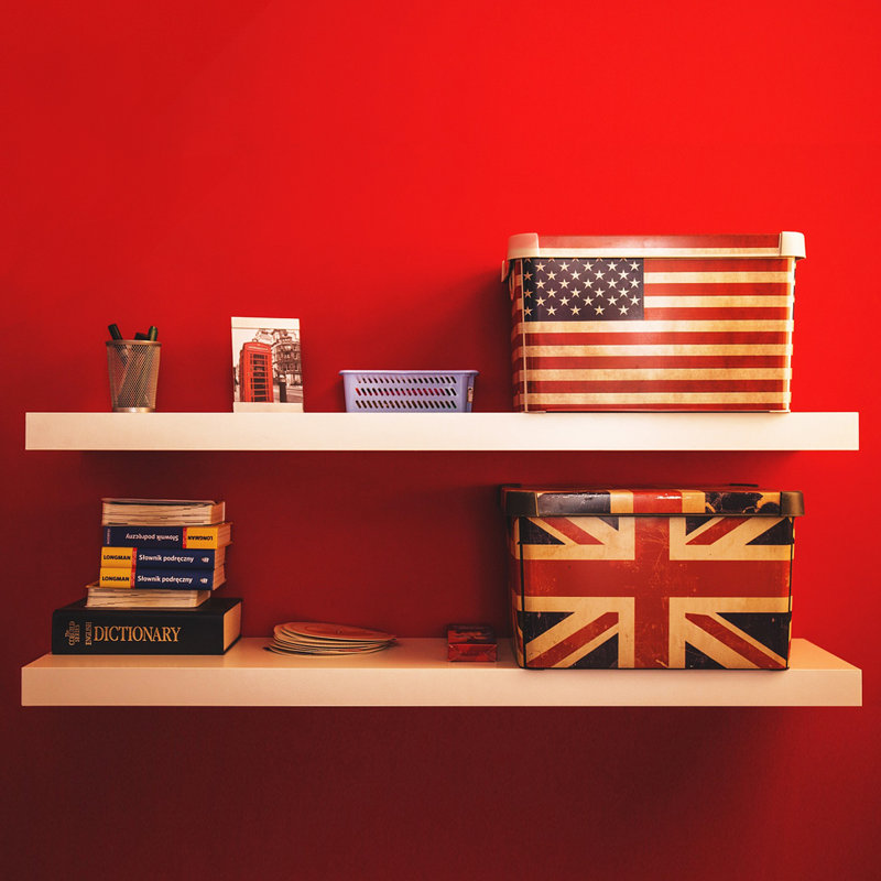 Plastic / Acrylic Floating Shelf, 3.80cm H x 60cm W x  23cm D, White