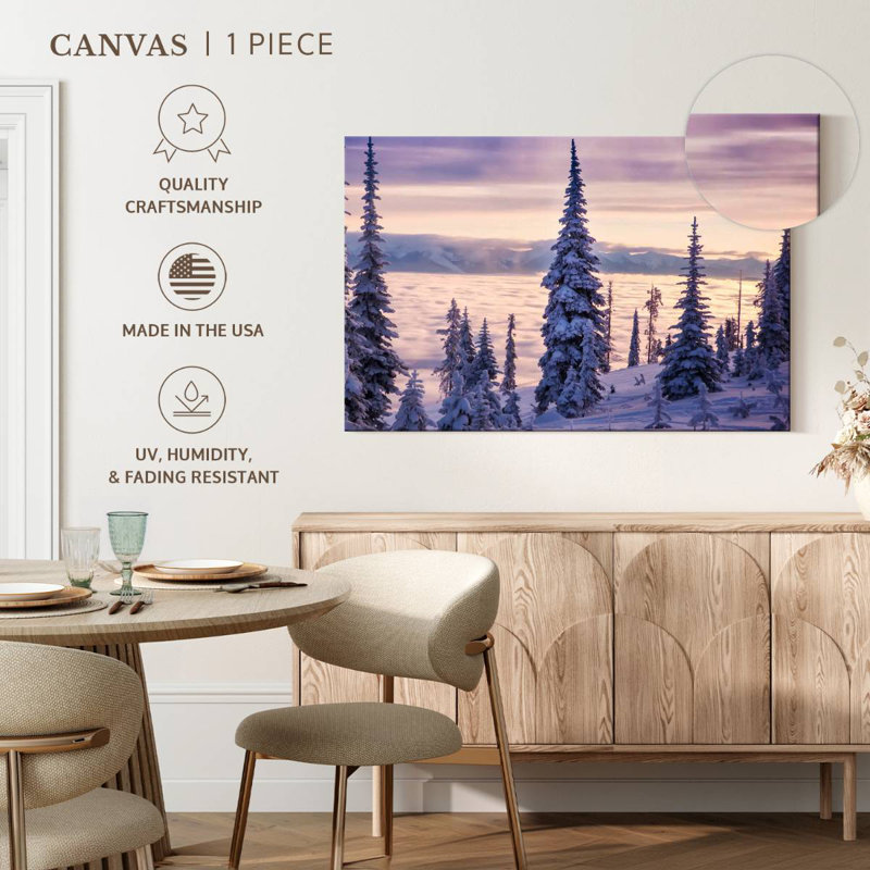 Alvord Snowy Flathead Lake, 26" H x 39" W