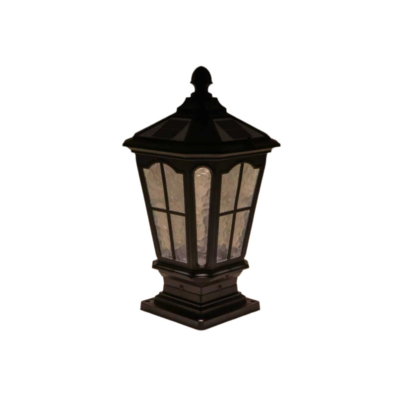 Black Aluminum Outdoor Pole Light