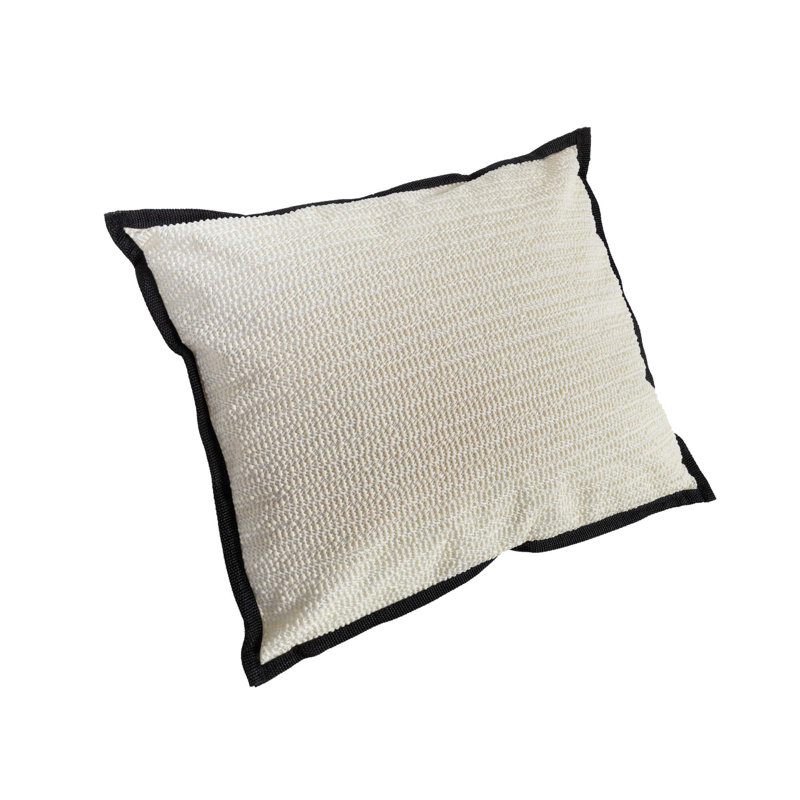Blue Wave Products 5'' D Seat in Cream With Black Border
