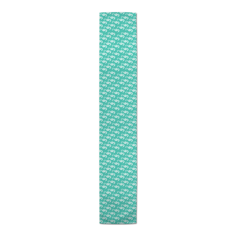 Chemin de table géométrique en coton 100% gofried, L 90 po x l 16 po