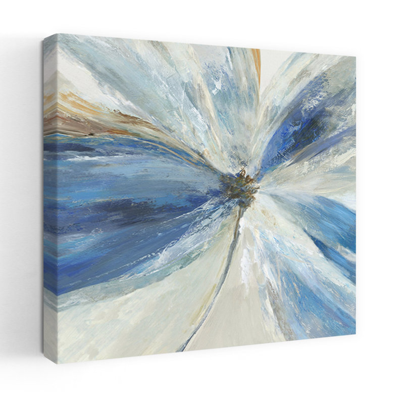 Gigi III, art abstrait naturel éthéré, H 18 po x l 18 po