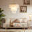 Exquisite Layered Capiz Shell Chandelier