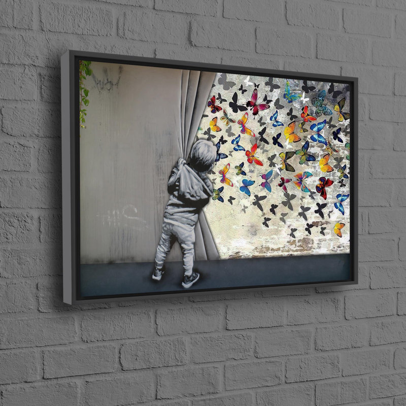 Print on Canvas, Framed Print without Mat, Black, 20 cm H x 30 cm W